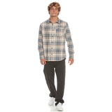 QUIKSILVER BANCHOR OVERHEMD - PLAZA TAUPE BANCHOR