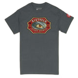 RIETVELD OCEAN BREWED FRONT PRINT T-SHIRT - ANTHRACITE