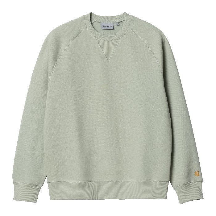 CARHARTT WIP CHASE SWEATER - AGAVE/GOLD