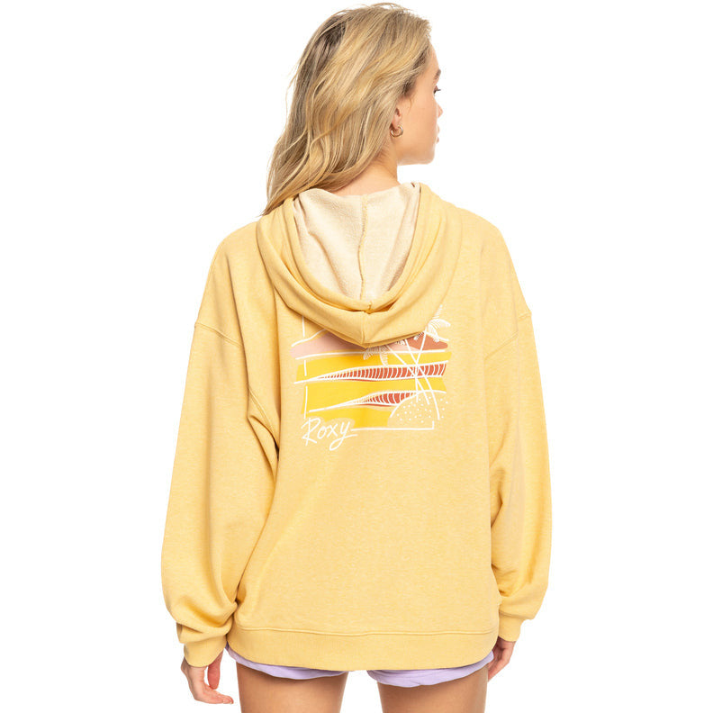 ROXY LIGHTS OUT HOODIE - FLAX